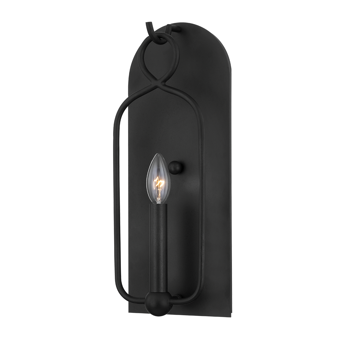 Mitzi Mallory Aged Iron 6.75W x 16.5H Wall Sconce