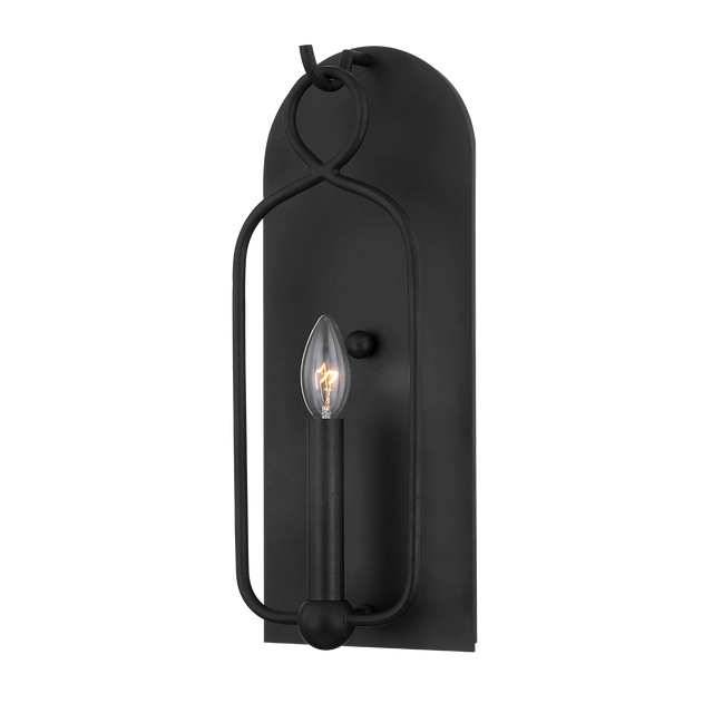 Mitzi Mallory Aged Iron 6.75W x 16.5H Wall Sconce