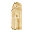 Mitzi Mallory Gold Leaf 6.75W x 16.5H Wall Sconce