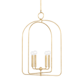 Mitzi Mallory Gold Leaf 22.5W x 32H Pendant