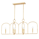 Mitzi Mallory Gold Leaf 10W x 45.25L x 14.5H Trim