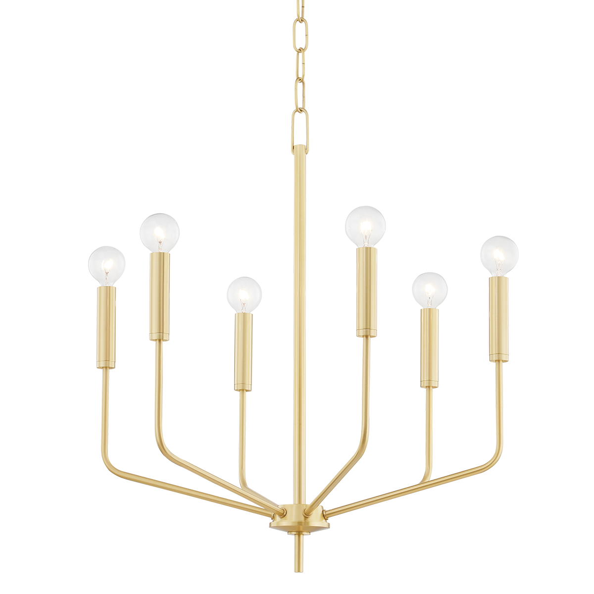 Mitzi Bailey Aged Brass 24W x 23.5H Chandelier