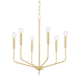 Mitzi Bailey Aged Brass 24W x 23.5H Chandelier