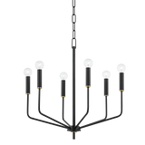 Mitzi Bailey Aged Brass/soft Black 24W x 23.5H Chandelier