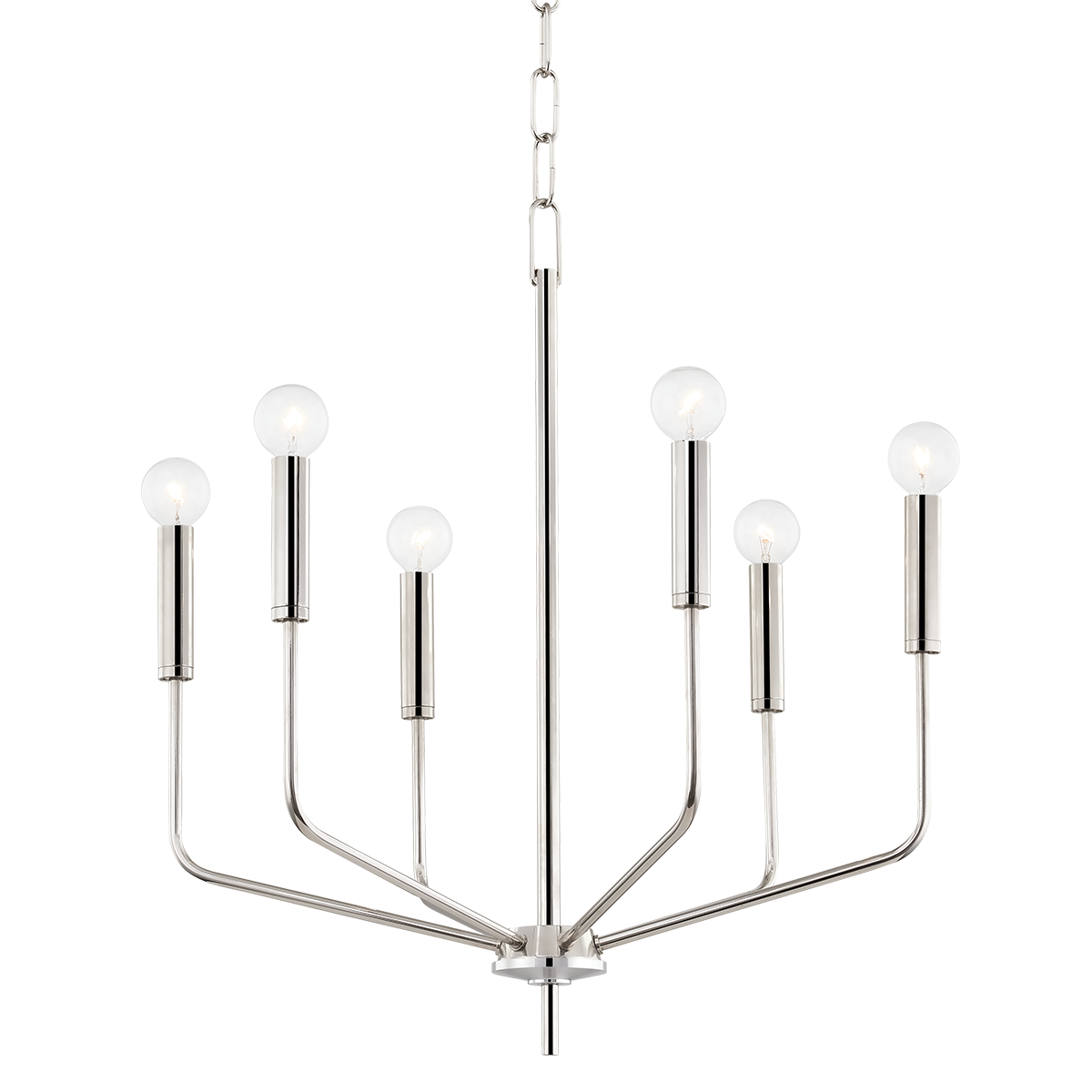 Mitzi Bailey Polished Nickel 24W x 23.5H Chandelier