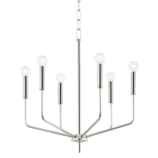 Mitzi Bailey Polished Nickel 24W x 23.5H Chandelier