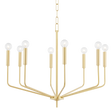 Mitzi Bailey Aged Brass 30W x 24.75H Chandelier
