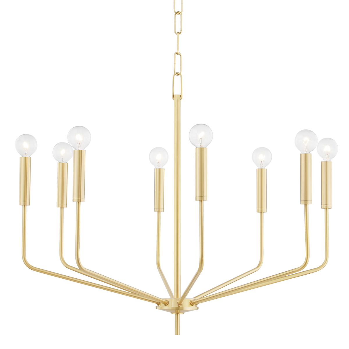 Mitzi Bailey Aged Brass 30W x 24.75H Chandelier