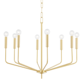 Mitzi Bailey Aged Brass 30W x 24.75H Chandelier
