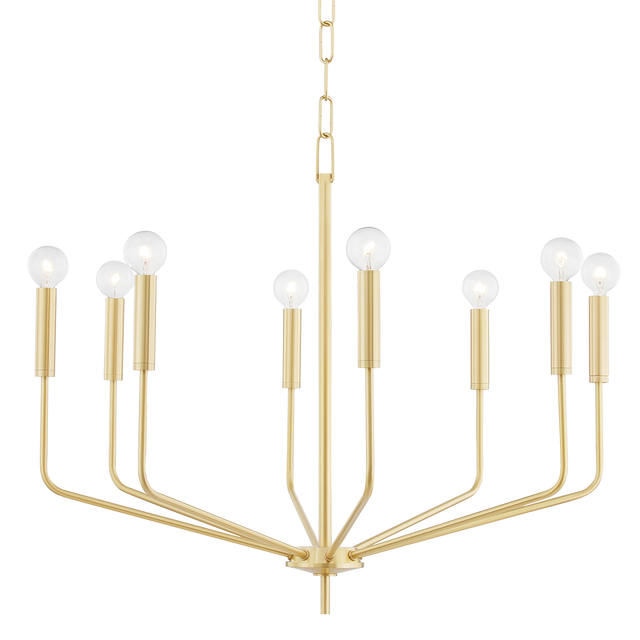 Mitzi Bailey Aged Brass 30W x 24.75H Chandelier