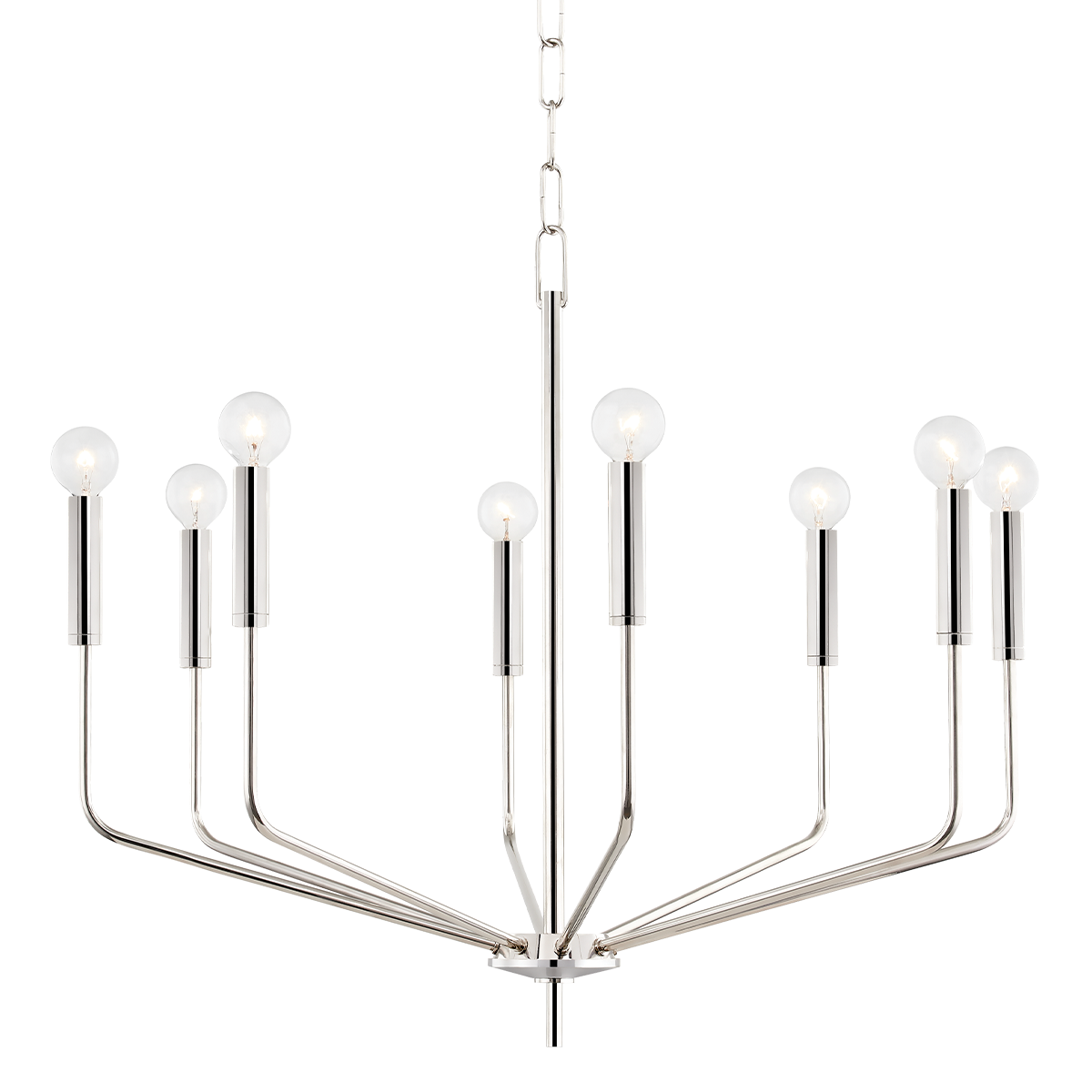 Mitzi Bailey Polished Nickel 30W x 24.75H Chandelier