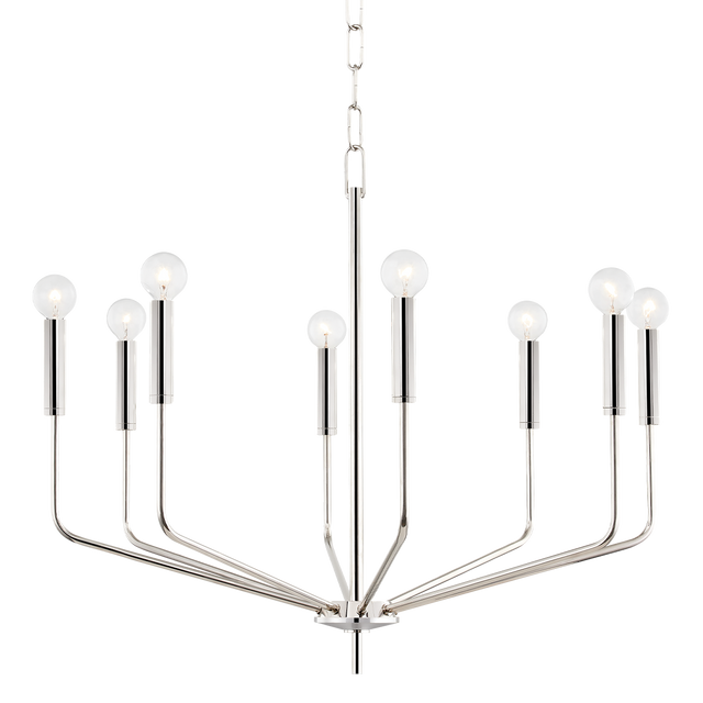 Mitzi Bailey Polished Nickel 30W x 24.75H Chandelier