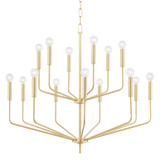 Mitzi Bailey Aged Brass 36W x 31H Chandelier
