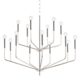Mitzi Bailey Polished Nickel 36W x 31H Chandelier