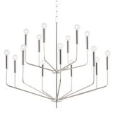 Mitzi Bailey Polished Nickel 36W x 31H Chandelier
