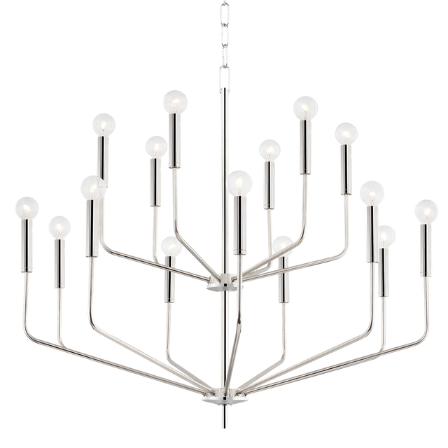 Mitzi Bailey Polished Nickel 36W x 31H Chandelier