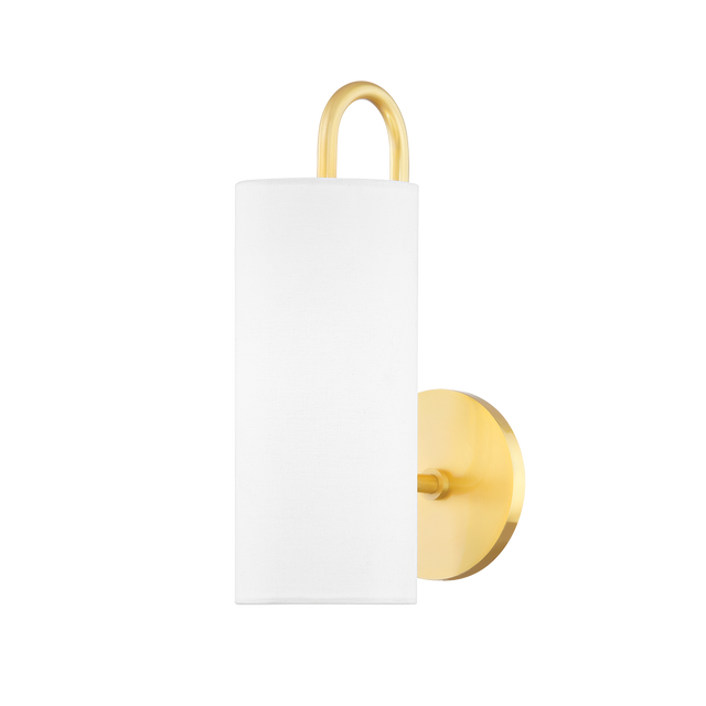 Mitzi Freda Aged Brass 4.75W x 12.5H Wall Sconce