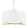 Mitzi Darlene Aged Brass 26W x 17.25H Chandelier