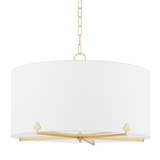 Mitzi Darlene Aged Brass 26W x 17.25H Chandelier