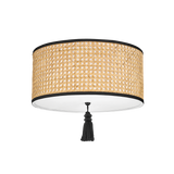 Mitzi Dolores Soft Black 15W x 11.25H Flush Mount