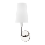Mitzi Janice Polished Nickel 5.25W x 16.5H Wall Sconce