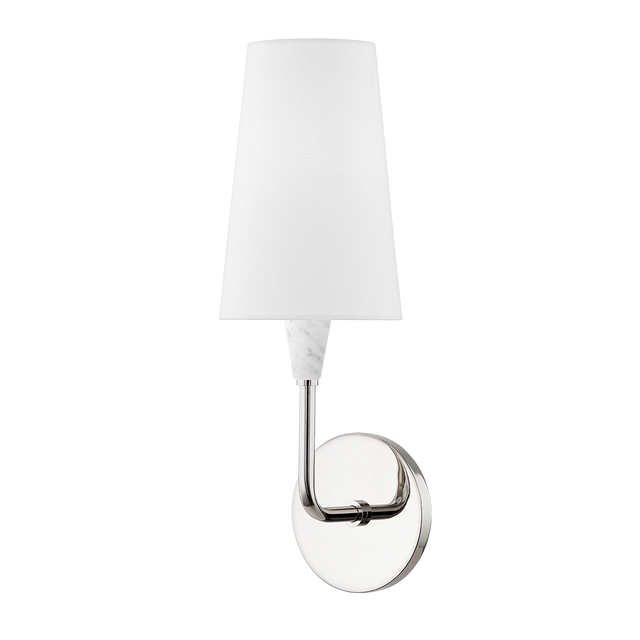 Mitzi Janice Polished Nickel 5.25W x 16.5H Wall Sconce