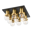 Mitzi Brandi Aged Brass/soft Black 13.75W x 6H Flush Mount