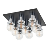 Mitzi Brandi Polished Chrome/soft Black 13.75W x 6H Flush Mount