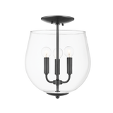 Mitzi Bobbi Old Bronze 12.5W x 14.5H Semi-Flush Mount