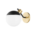 Mitzi Miranda Aged Brass/soft Black 6.75W x 8H Wall Sconce