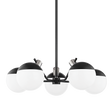 Mitzi Miranda Polished Nickel/Soft Black 28W x 10H Chandelier