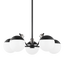 Mitzi Miranda Polished Nickel/Soft Black 28W x 10H Chandelier