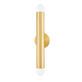 Mitzi Taylor Aged Brass 4.75W x 18.5H Wall Sconce