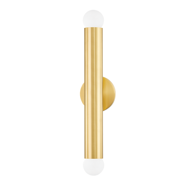 Mitzi Taylor Aged Brass 4.75W x 18.5H Wall Sconce