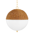Mitzi Summer Aged Brass 16W x 18.5H Pendant