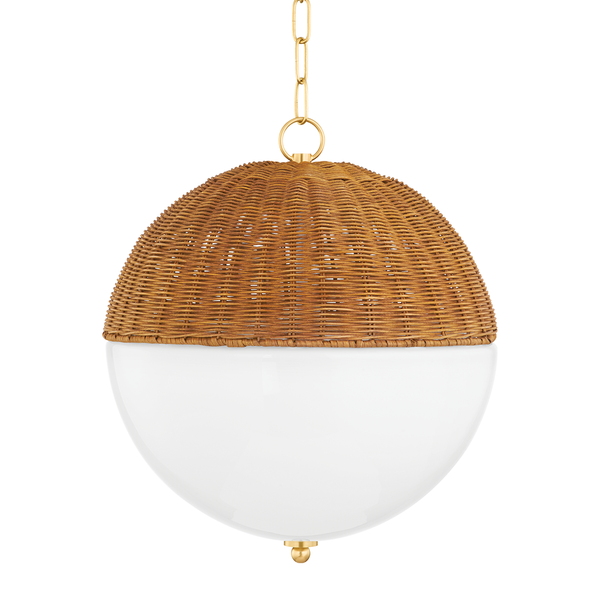 Mitzi Summer Aged Brass 16W x 18.5H Pendant