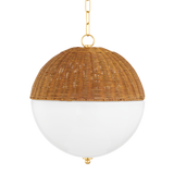 Mitzi Summer Aged Brass 16W x 18.5H Pendant