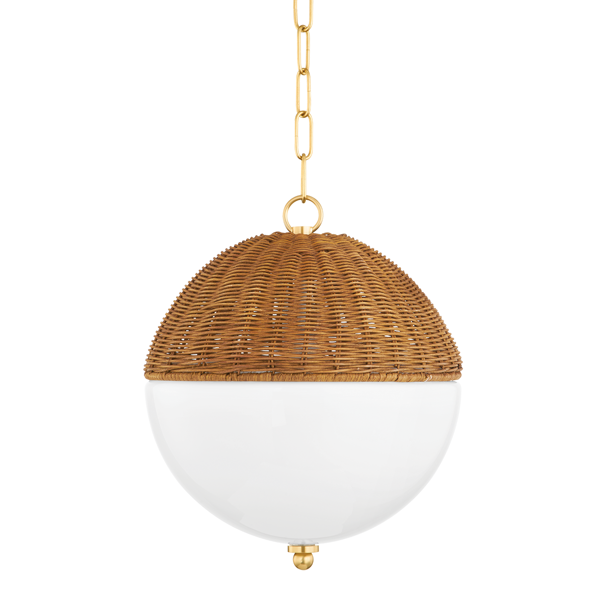 Mitzi Summer Aged Brass 12W x 14H Pendant