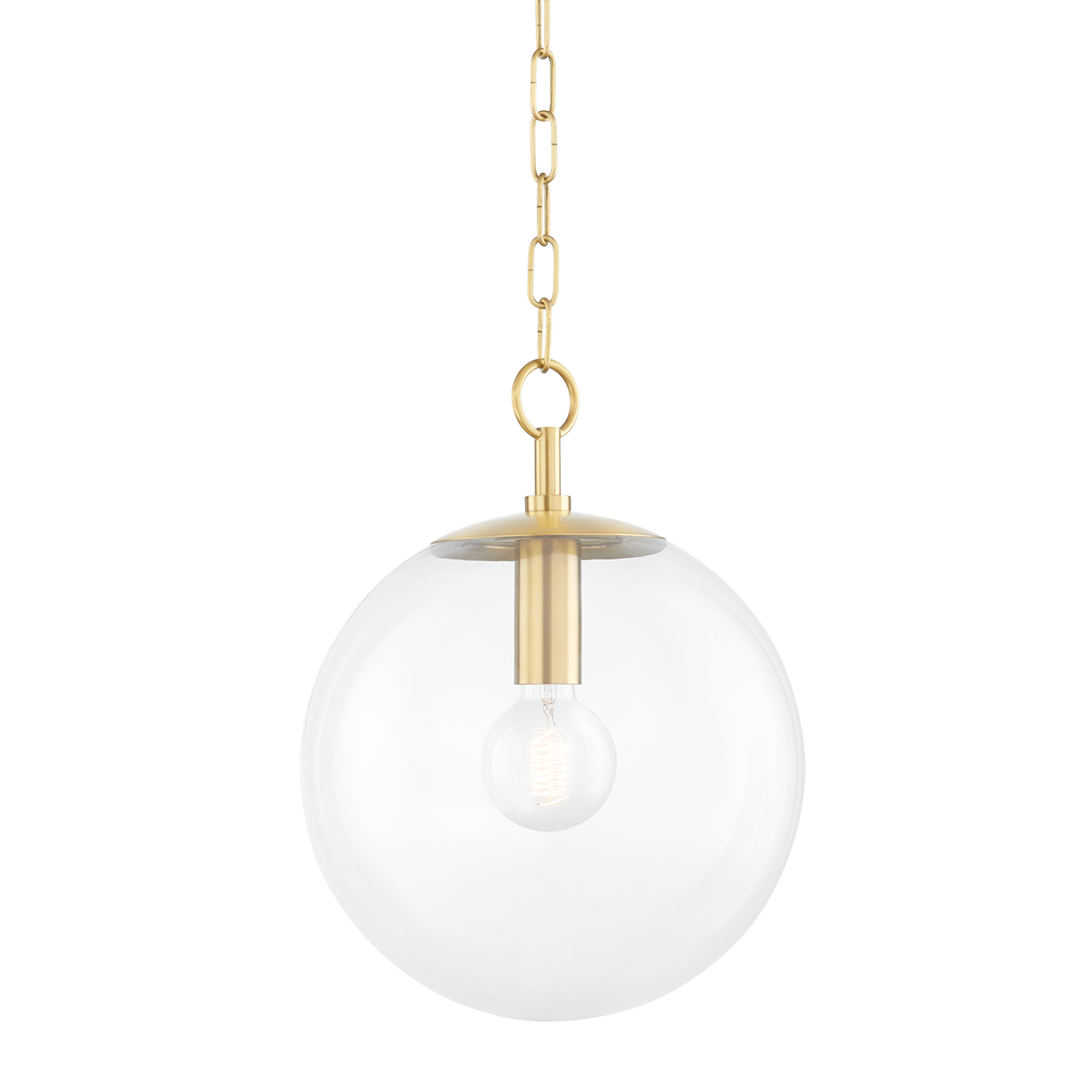 Mitzi Juliana Aged Brass 11.5W x 15.25H Pendant