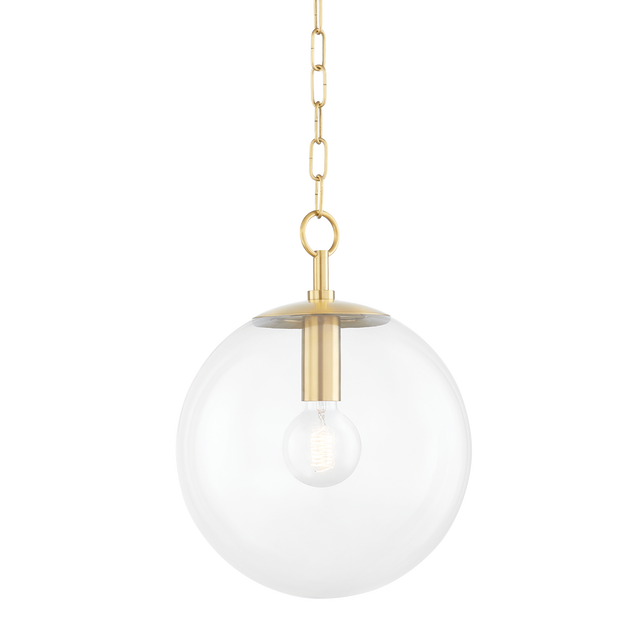Mitzi Juliana Aged Brass 11.5W x 15.25H Pendant