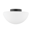 Mitzi Andrea Soft Black 17W x 9.5H Flush Mount