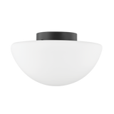 Mitzi Andrea Soft Black 17W x 9.5H Flush Mount