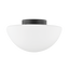 Mitzi Andrea Soft Black 17W x 9.5H Flush Mount