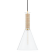 Mitzi Besa Aged Brass 11W x 21.25H Pendant