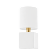 Mitzi Joey AGED BRASS/CERAMIC SATIN WHITE 5.75W x 12.75H Wall Sconce