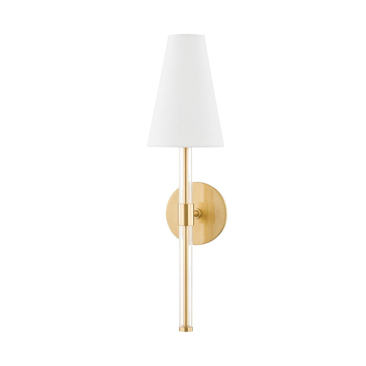 Mitzi Janelle Aged Brass 5.5W x 21.25H Wall Sconce