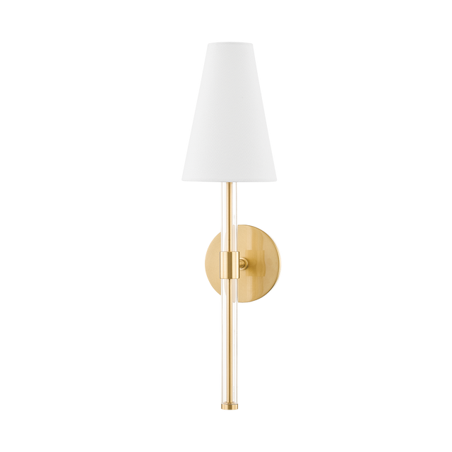 Mitzi Janelle Aged Brass 5.5W x 21.25H Wall Sconce