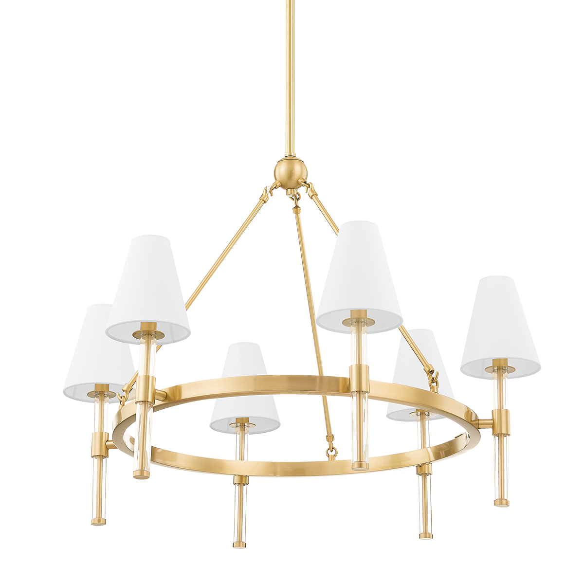 Mitzi Janelle Aged Brass 32W x 25.25H Chandelier
