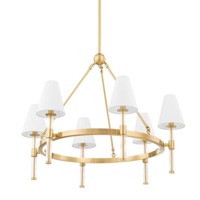 Mitzi Janelle Aged Brass 32W x 25.25H Chandelier