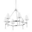 Mitzi Janelle Polished Nickel 32W x 25.25H Chandelier